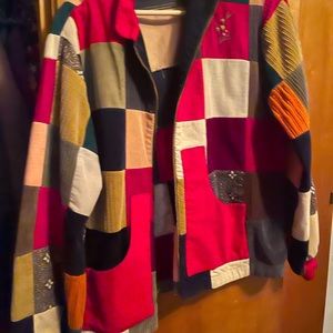 Handmade by our grandmother. Boho chic couture.